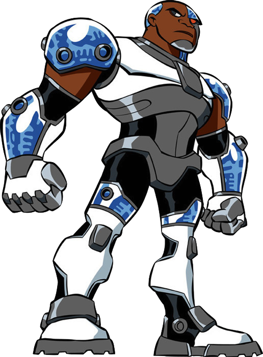 Cyborg Clipart Bionic - Teen Titans 2003 Cyborg - Png Download (516x700), Png Download