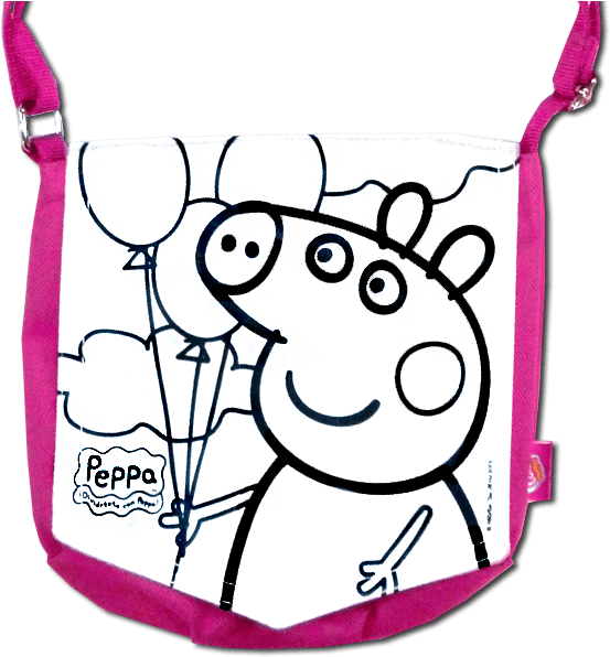Rellena Los Espacios En Blanco Con Los Rotuladores - Peppa Pig Characters Colouring Sheet Clipart (676x612), Png Download