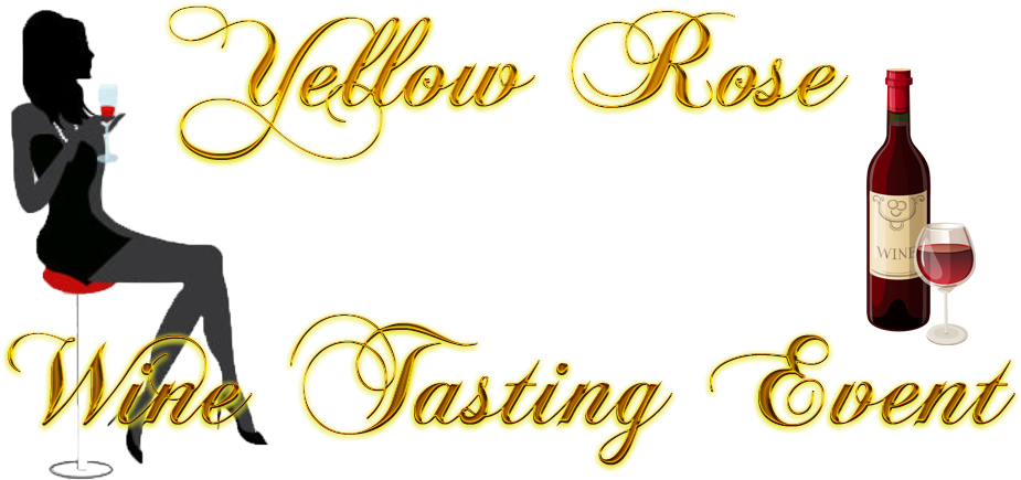 Yellow Rosewine Tasting Event - Vector Graphics Clipart (935x440), Png Download