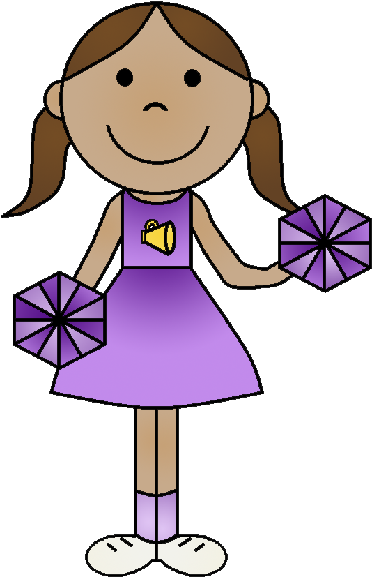 Cheerleading Stunt Clip Art N7 - Clip Art - Png Download (559x848), Png Download