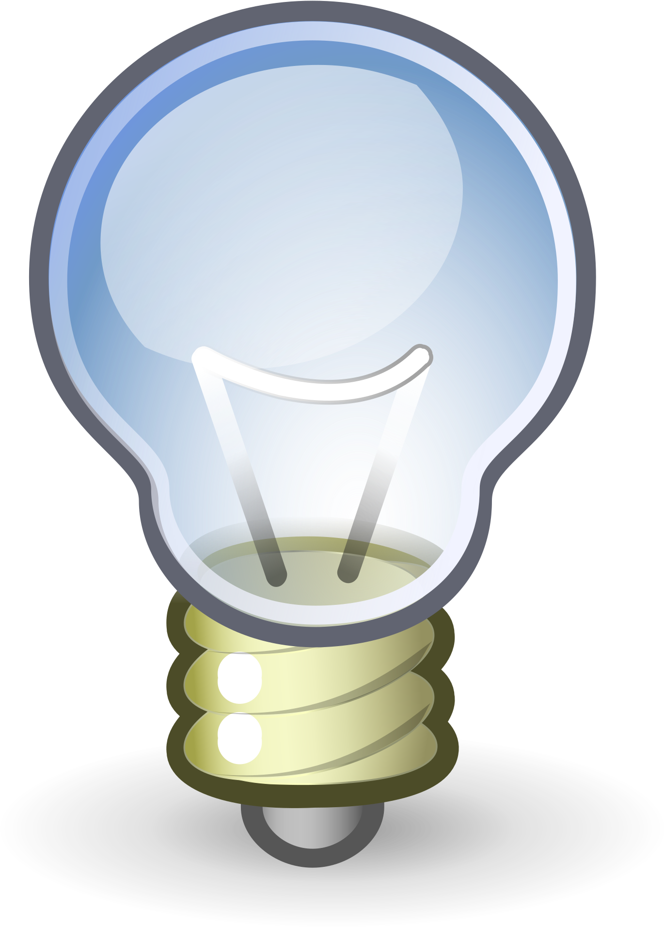 Open - Light Bulb Icon Clipart (2000x2000), Png Download
