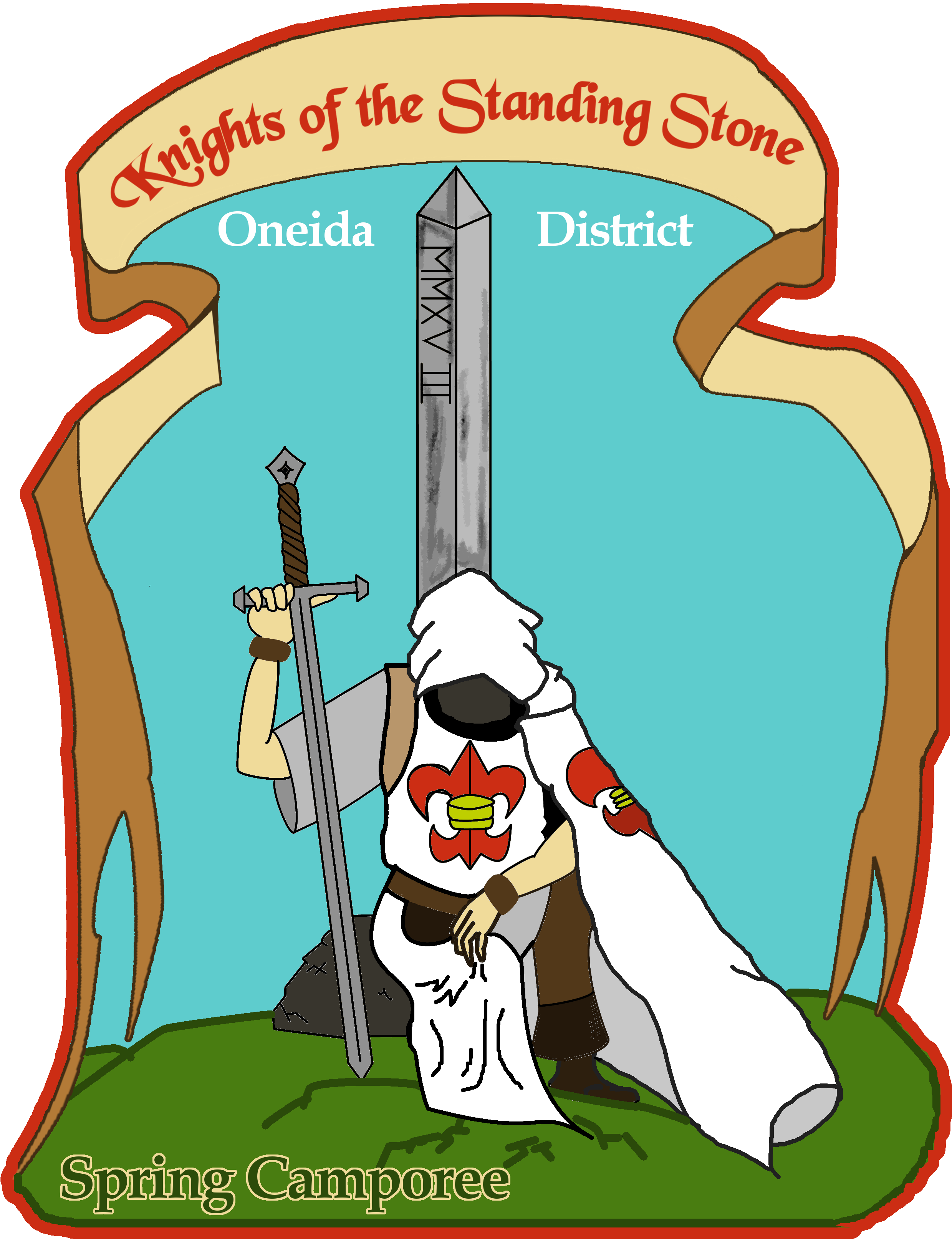 Knot Clipart Camp Boy Scout - Cartoon - Png Download (3589x3327), Png Download