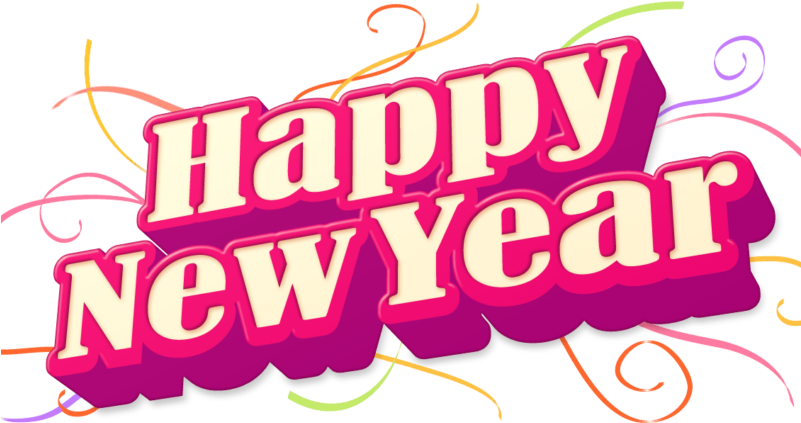 New Year Whatsapp Status - Happy New Year 2019 Png Clipart (800x445), Png Download