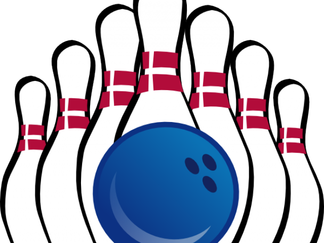 Ball Clipart Pizza - Bowling Clipart - Png Download (640x480), Png Download