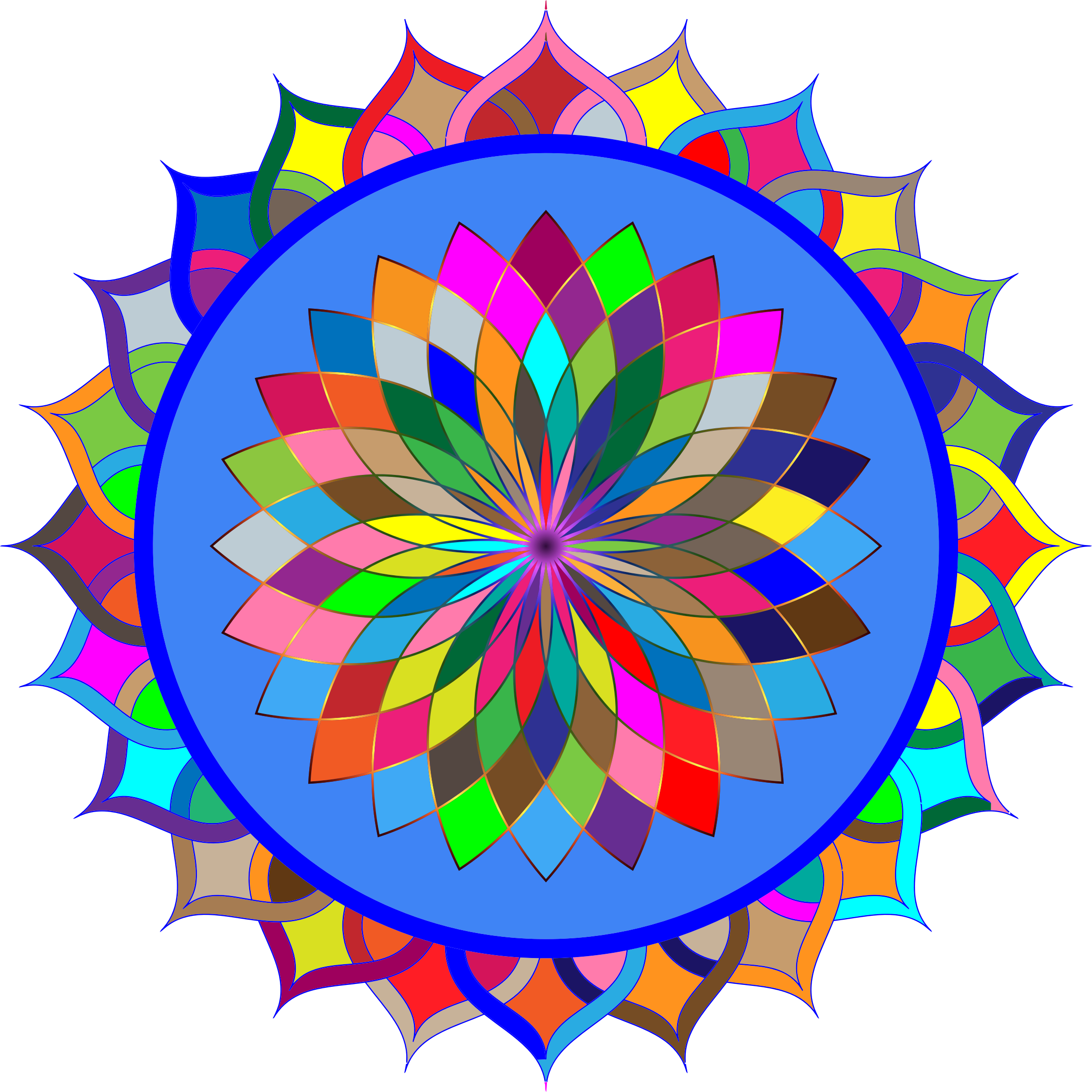 Clipart - Mandala De Felicidad - Png Download (2274x2274), Png Download