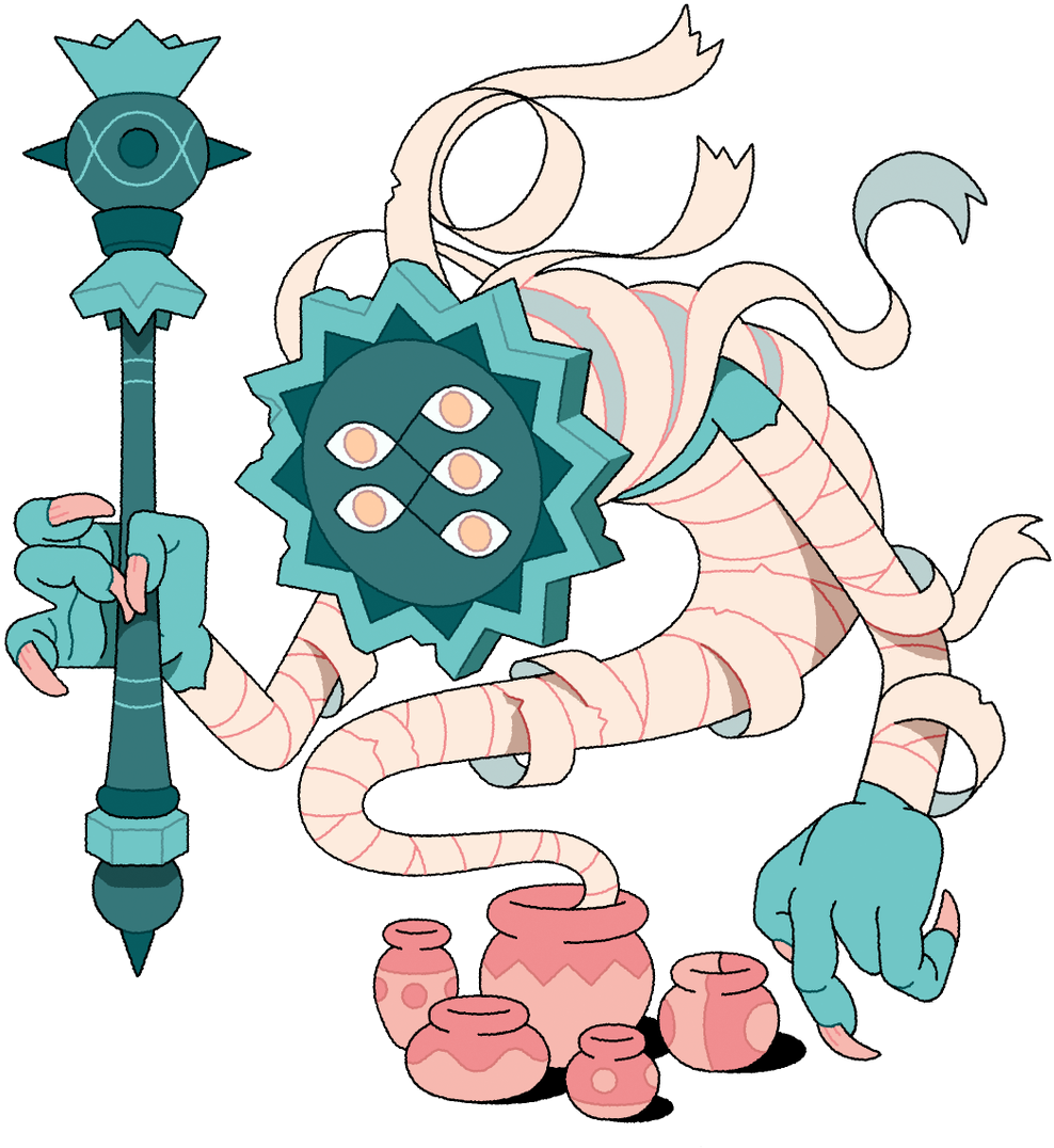 I Drew A Mummy For Dungeons & Drawings - Drawing Clipart (1170x1200), Png Download