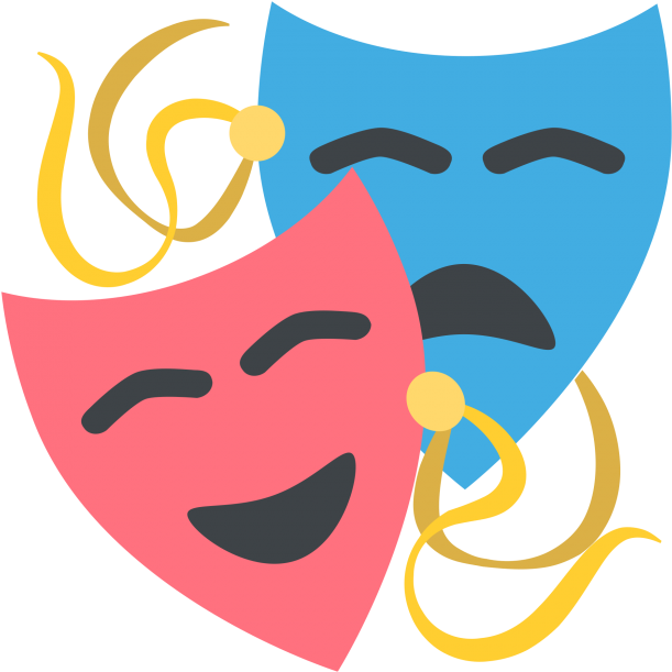 Mascaras De Teatro Png Clipart (650x650), Png Download