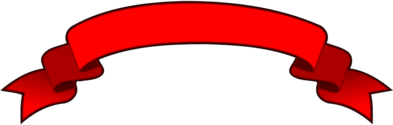 Red Ribbon Clipart - Png Download (960x480), Png Download