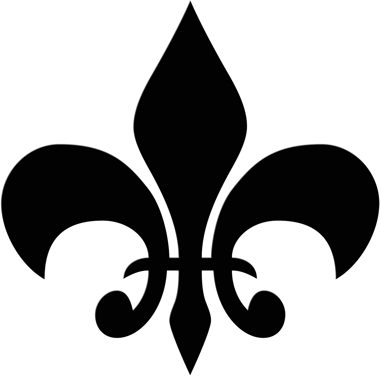 No Clipart - Fleur De Lis Png Transparent Png (1217x1276), Png Download