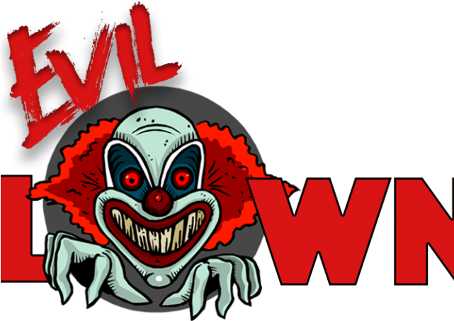 Clown Clipart Eveil - Evil Clown Mousepad - Png Download (640x480), Png Download