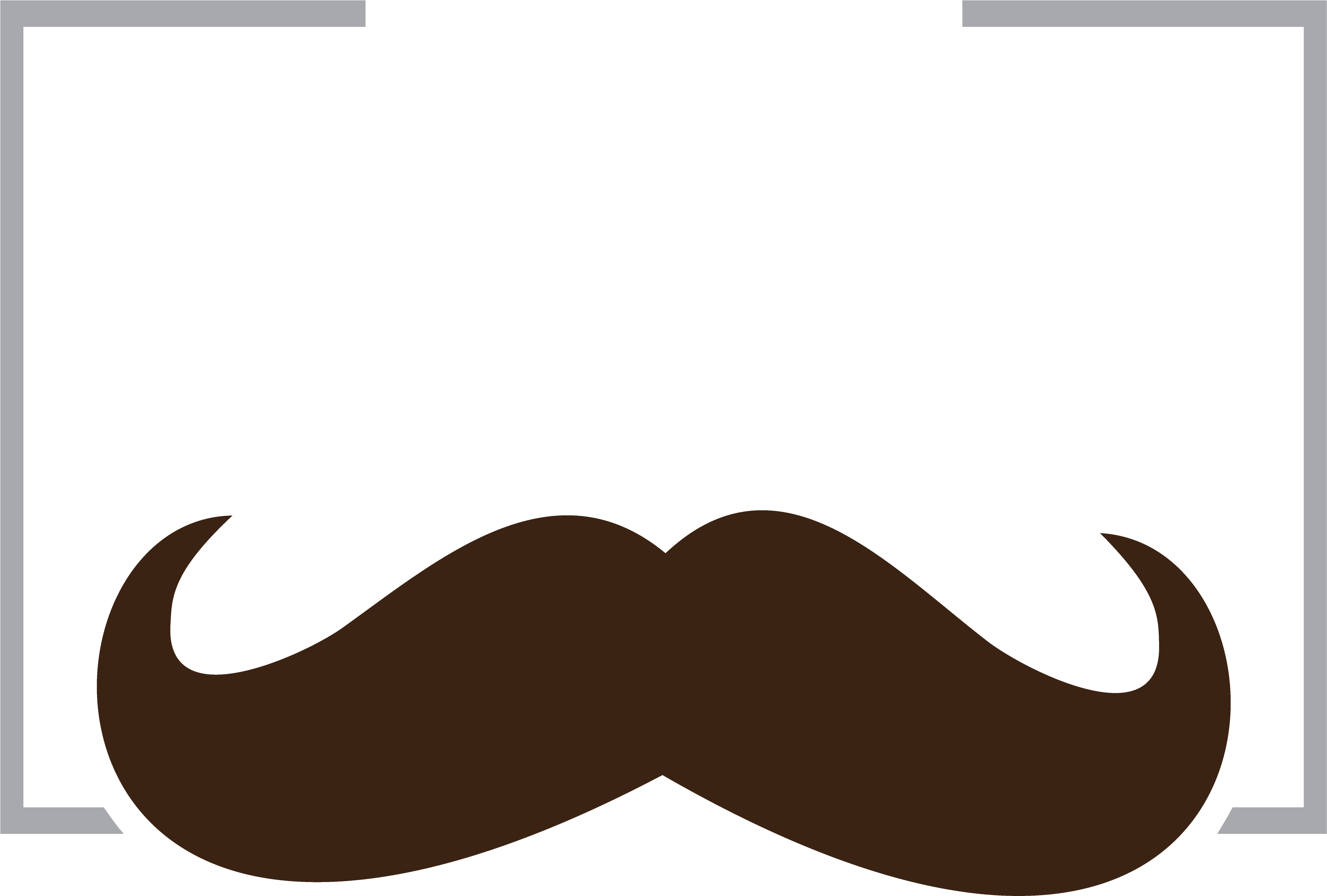 Personalized Father Mug Unique - Fathers Day Mustache Clipart (3942x2700), Png Download