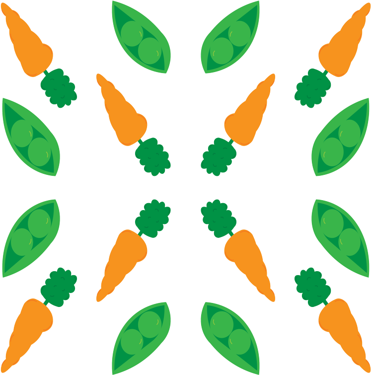 Peas And Carrots Kaliedescope Clipart Full Size Clipart (858385
