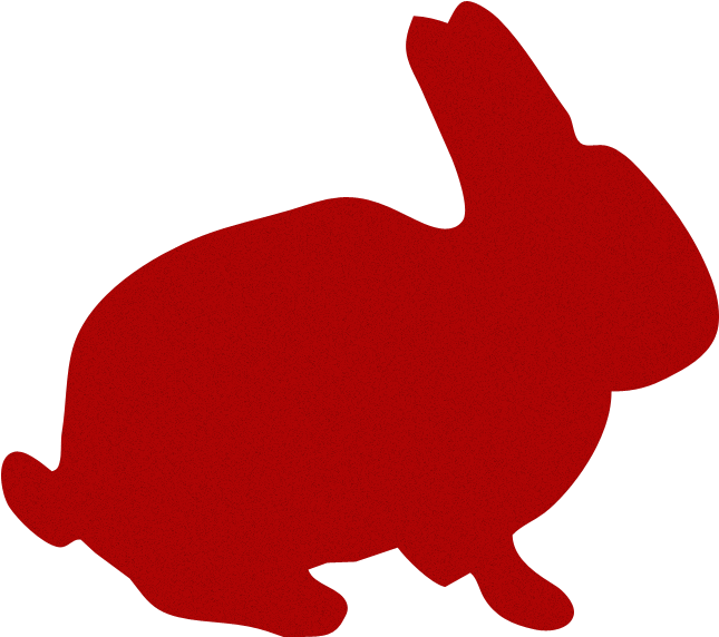 Bunny - Rabbit Silhouette Clipart (800x600), Png Download