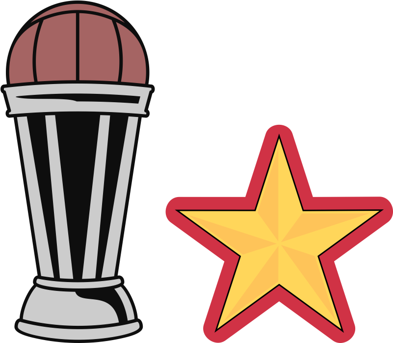 1989-90 - Mini Star Png Clipart (800x800), Png Download