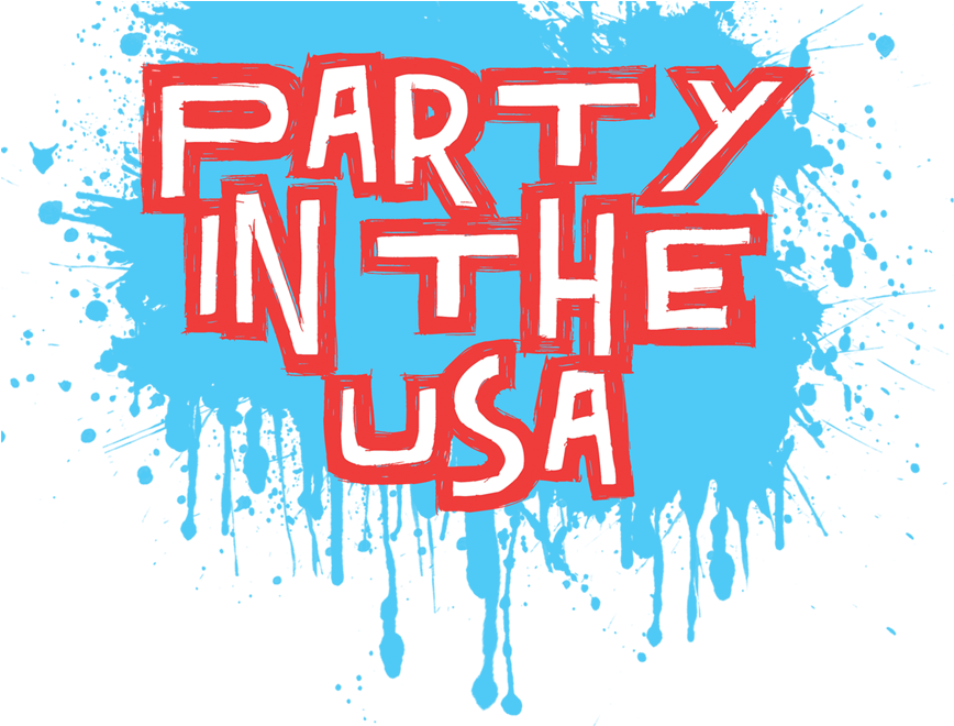 Party In The Clip Art - Party In The Usa - Png Download (900x659), Png Download