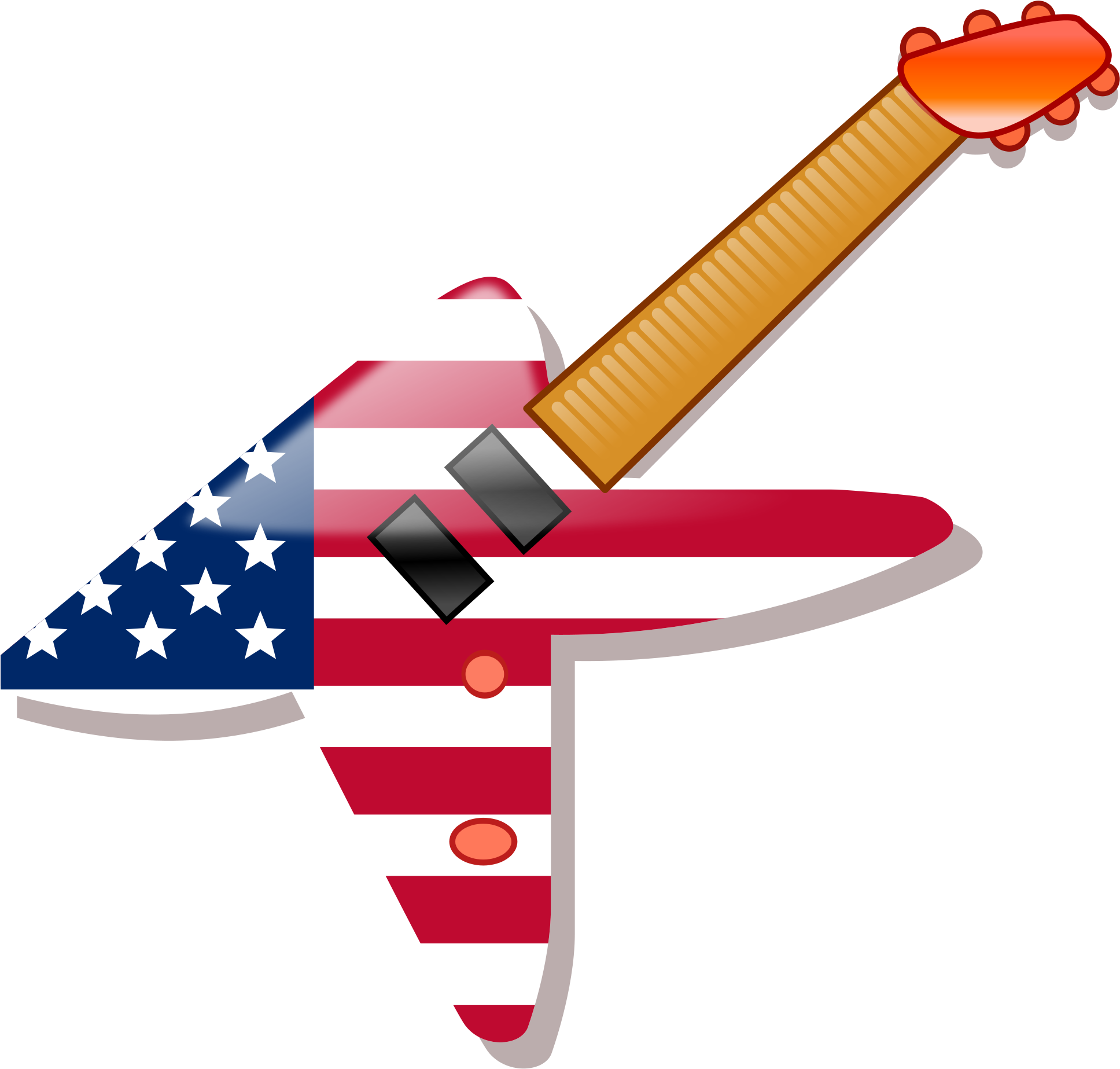 File Usaguitaricon Wikimedia Commons Open - Scalable Vector Graphics Clipart (2000x2000), Png Download