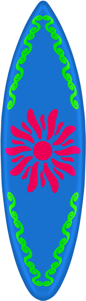 Surfboard Clipart Moana - Tabla De Surf Moana - Png Download (305x1024), Png Download