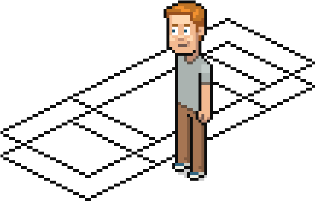 05-dimensions - Isometric Pixel Art Clipart (700x550), Png Download