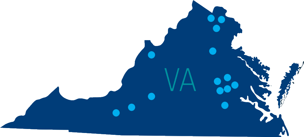 Access Capital Hcare - Virginia 2018 Election Map Clipart (987x451), Png Download