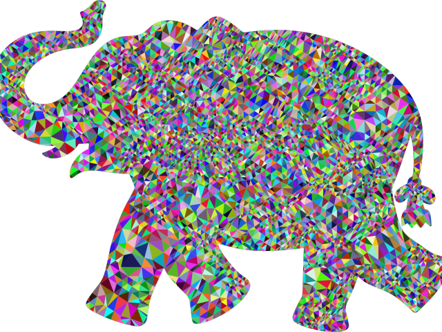 Asian Elephant Clipart File - Elephant - Png Download (640x480), Png Download
