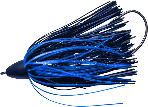 Geko Jig 1oz Bullet Black And Blue - Jig Clipart (625x500), Png Download