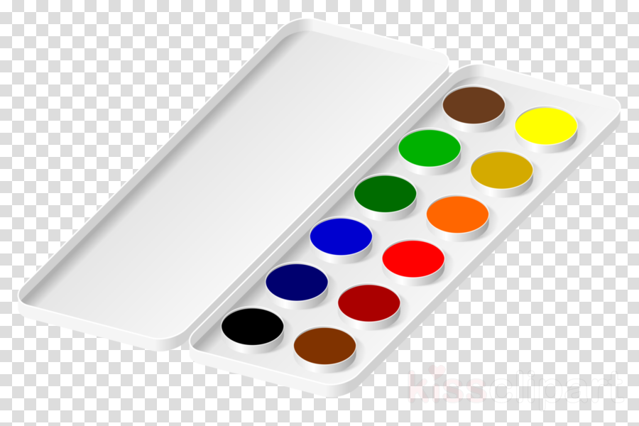 Watercolor Palette Clip Art Clipart Watercolor Painting - Watercolor Palette Clip Art - Png Download (900x600), Png Download