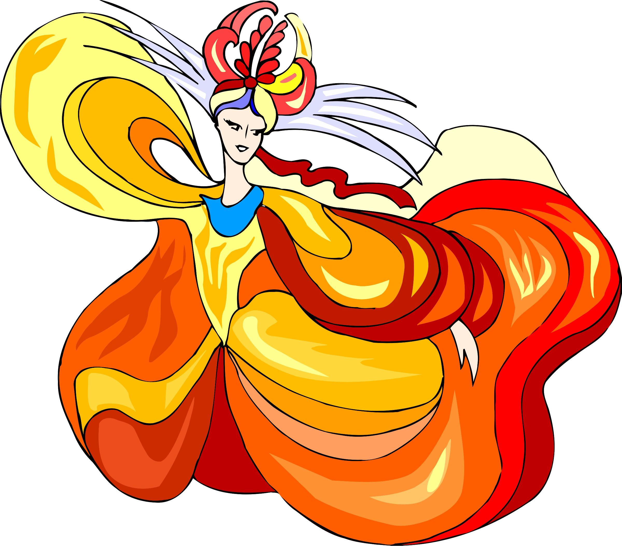 Dress Clipart Sun Dress - Clip Art - Png Download (2400x2108), Png Download