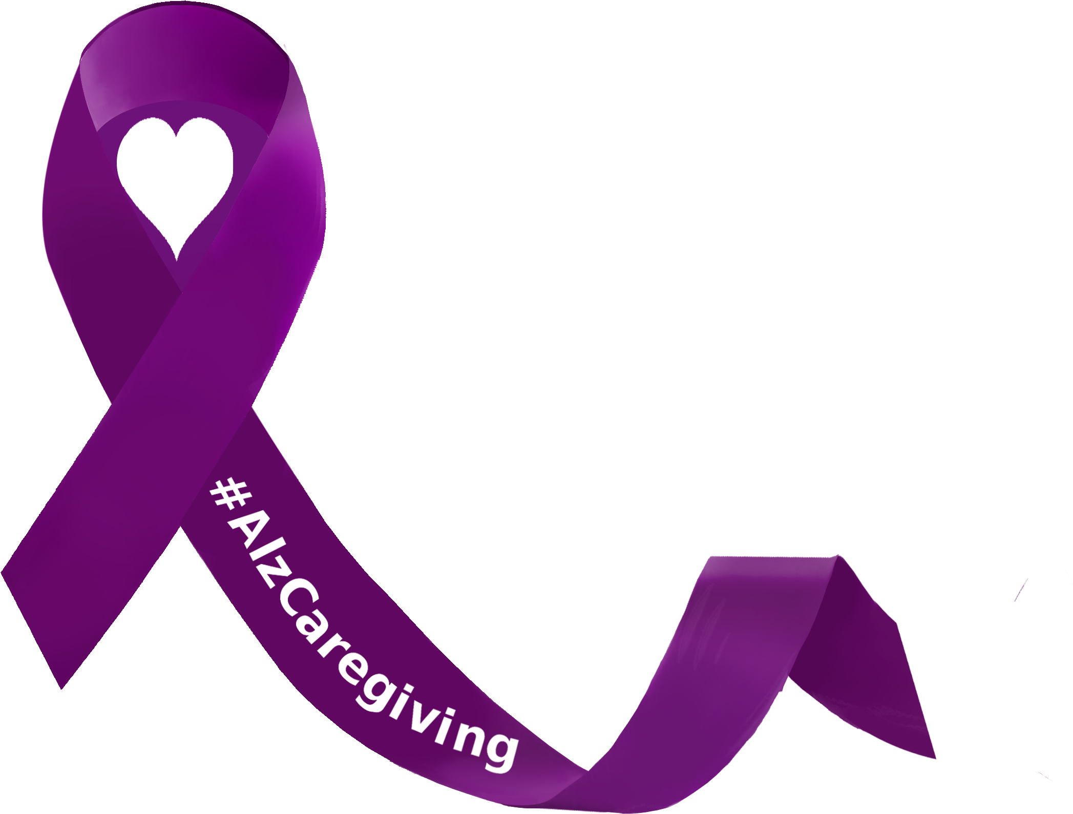 Ribbon - Alzheimer's Ribbon Clipart (2180x1740), Png Download