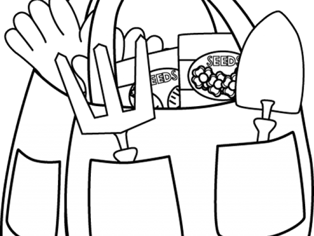 Garden Clipart Bag - Clip Art Gardening - Png Download (640x480), Png Download