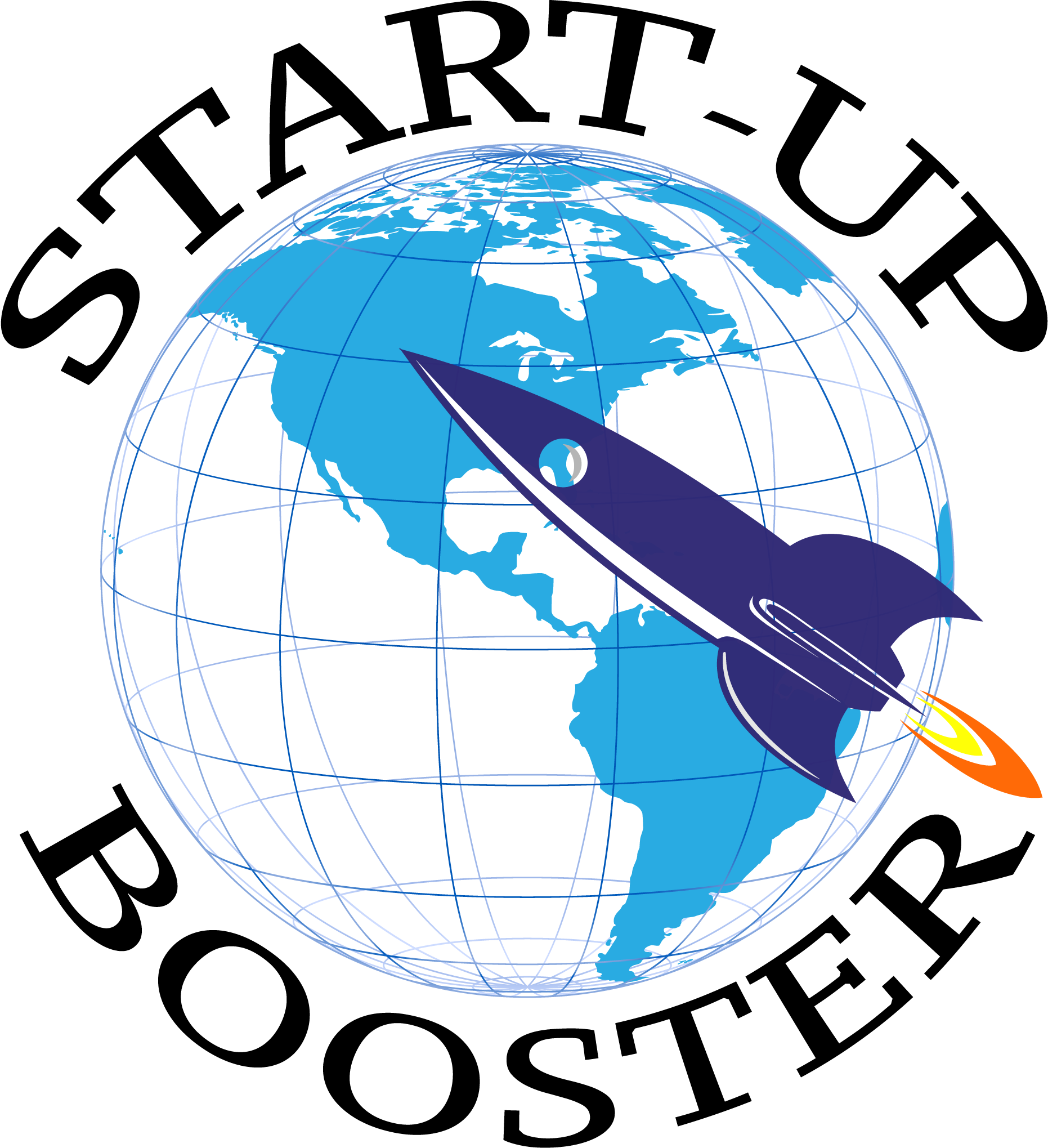 Start-up Booster - Globe Clipart (1862x2039), Png Download