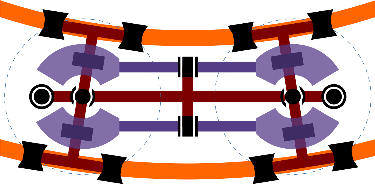 Rollercoasterchassis Bogie Train Planb - Roller Coaster Bogie Clipart (1280x690), Png Download