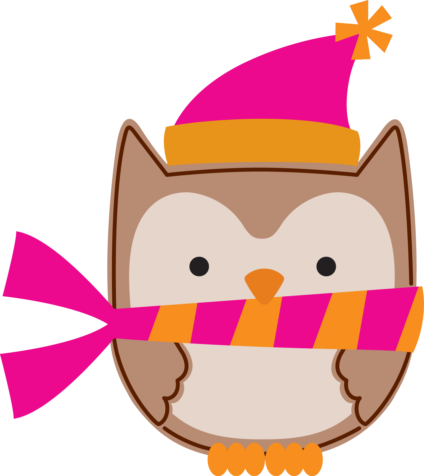 Minus Owl Pics, Winter Clipart, Owl Birthday Parties, - Purple Winter Owl Clipart - Png Download (900x1009), Png Download