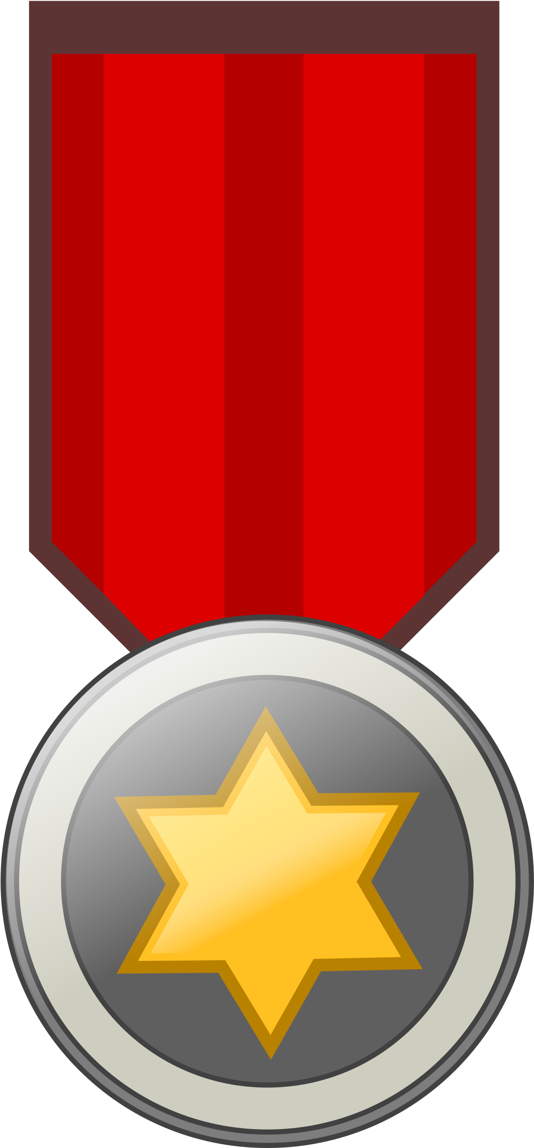 Banner Transparent Stock Medal Remix Badge Big Image - Clip Art - Png Download (1697x2400), Png Download