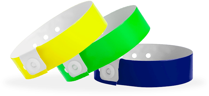 Narrow Vinyl Wristbands - Plastic Wristbands Png Clipart (810x460), Png Download