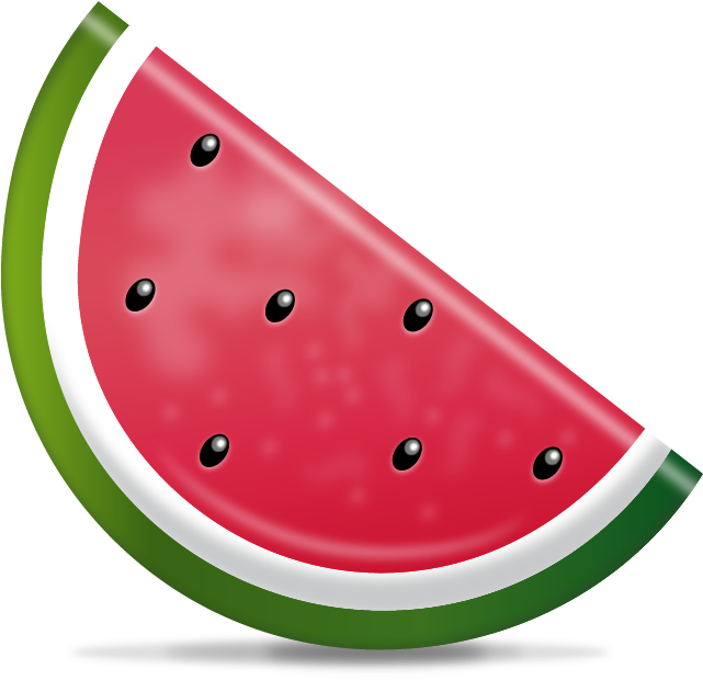 Water Wave Emoji $2 - Watermelon Emoji No Background Clipart (640x640), Png Download