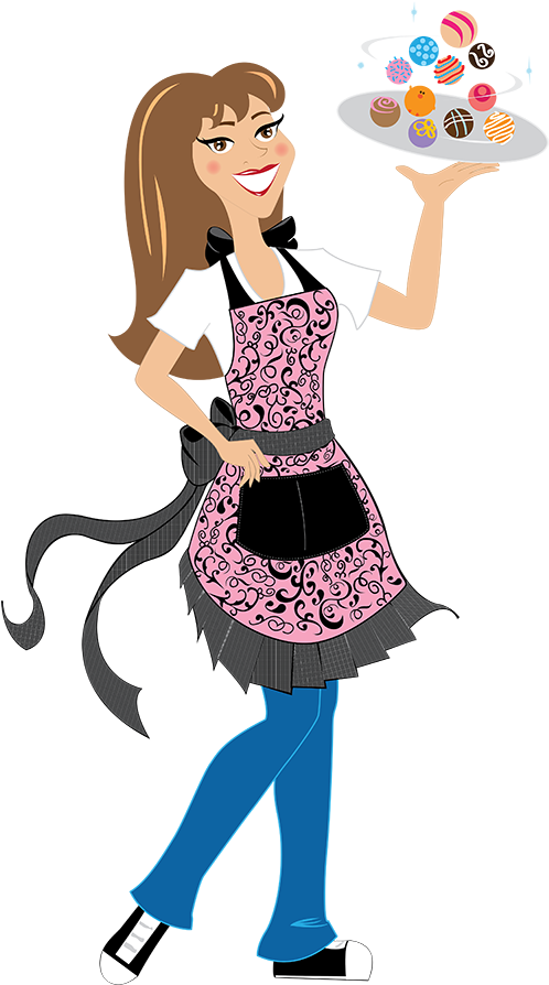 Cake Balls Clipart (600x900), Png Download