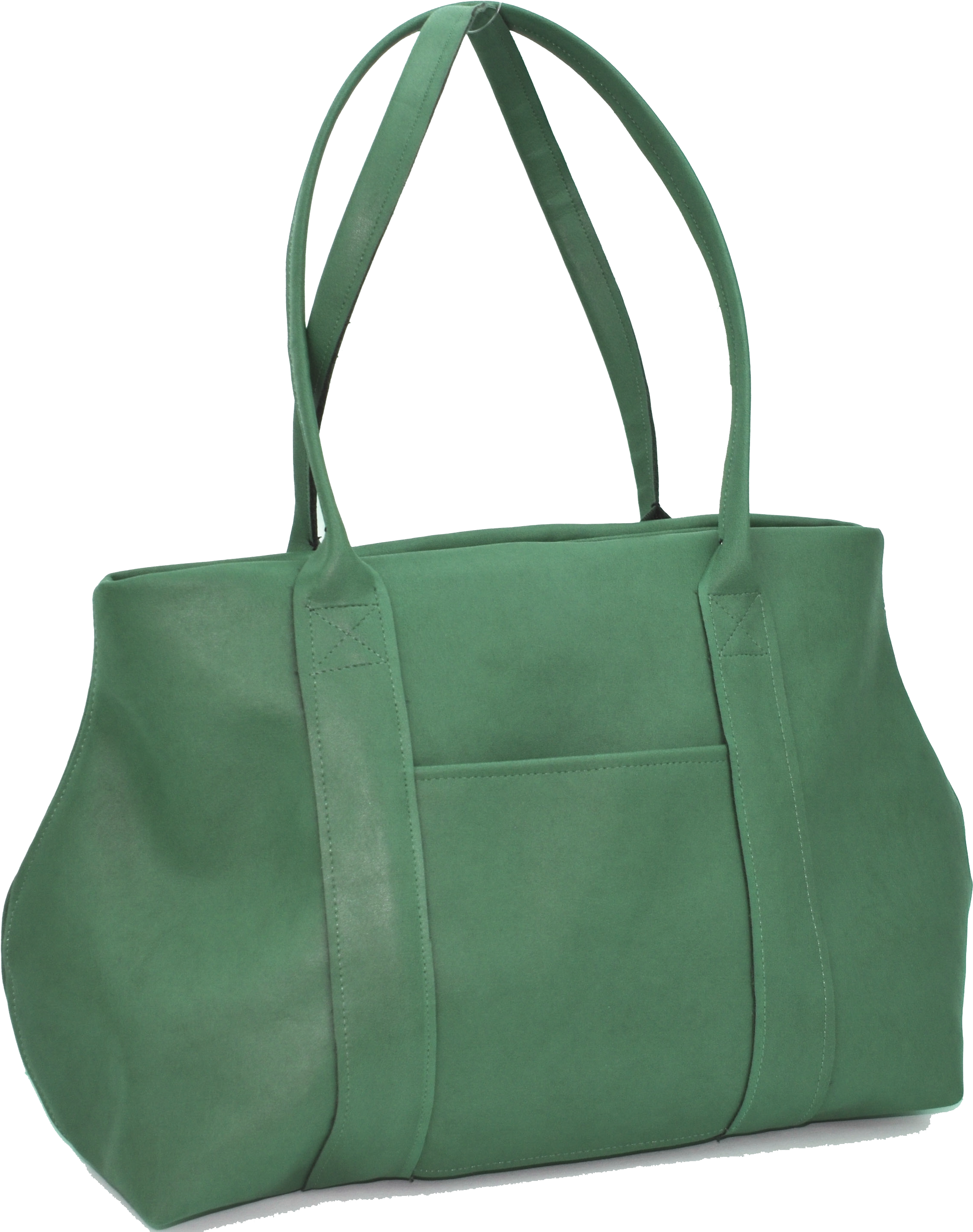 Tote Bag Patterns - Green Purse Transparent Png Clipart (2497x2942), Png Download