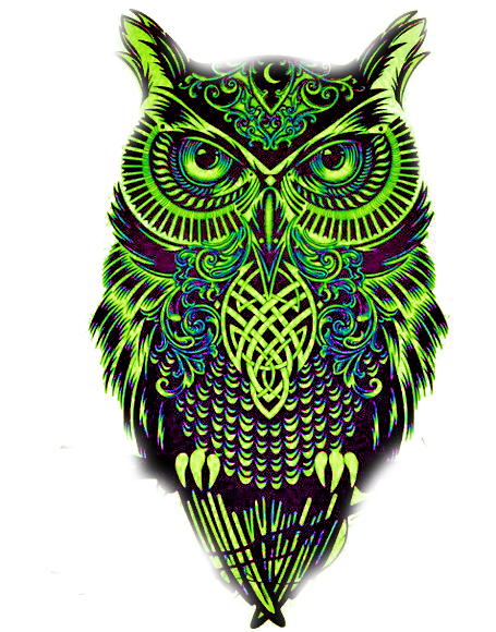Celtic Owl Clipart (500x650), Png Download