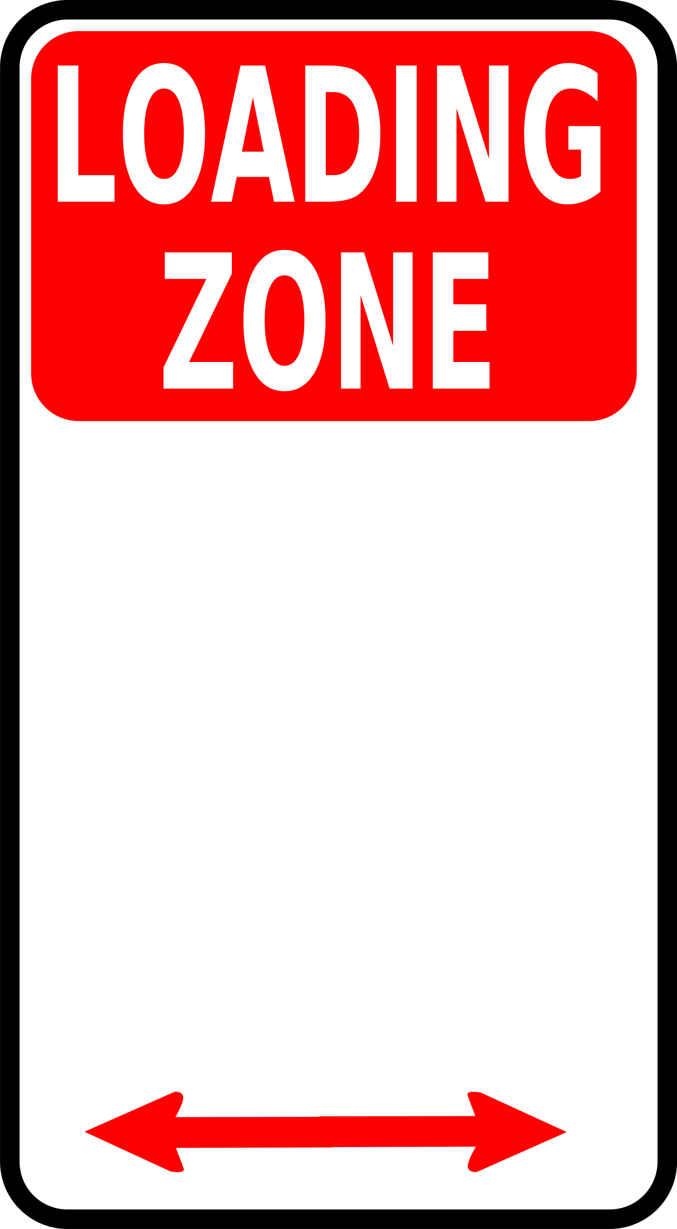 Download Vector Library Adorabloom Animated Bloom Artist - Loading Zone Sign Clipart (1323x2400), Png Download