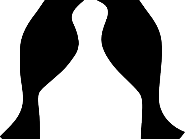 Love Birds Clipart Kissing - Clip Art - Png Download (640x480), Png Download