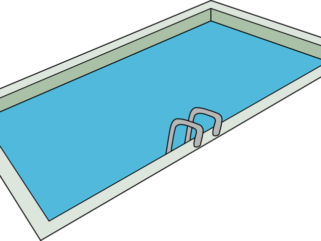Summer Clipart Swimming Pool - Swimming Pool Clip Art - Png Download (640x480), Png Download