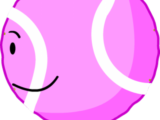 Tennis Ball Clipart Bfdi - Tennis Ball - Png Download (640x480), Png Download
