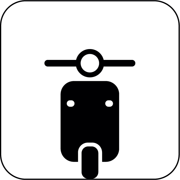 Download Graphic Patterns - Two Wheeler Parking Png Clipart (598x598), Png Download