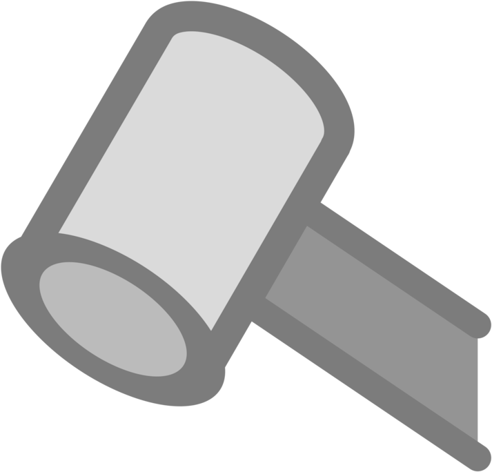 Computer Icons Download Gavel - Kartun Palu Png Clipart (750x750), Png Download