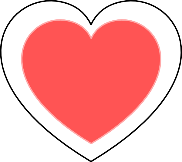 Heart Clipart (600x534), Png Download