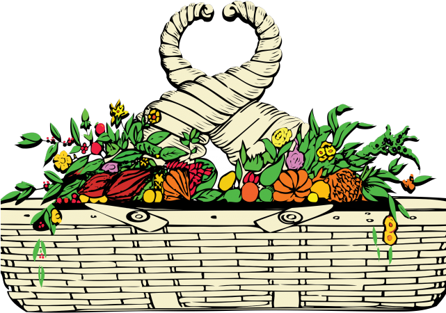 Picnic Basket Clipart Big Basket - Venezuela Coat Of Arms.png Square Sticker 3" X 3" Transparent Png (640x480), Png Download