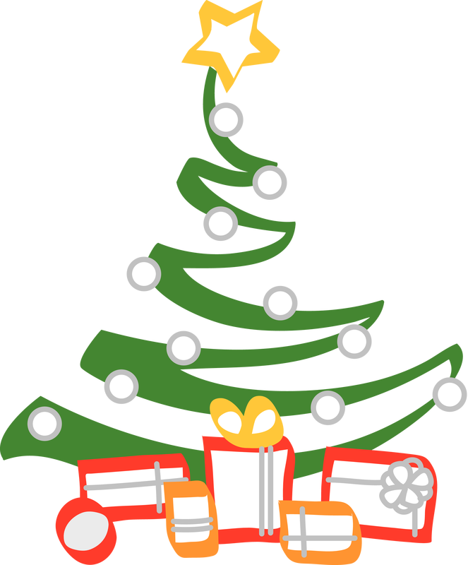 Picture - Christmas Party Clipart Black - Png Download (663x800), Png Download