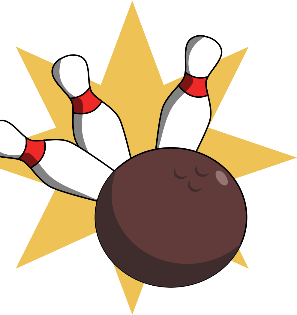 Bowling - Bowling Favicon Clipart (1000x1294), Png Download