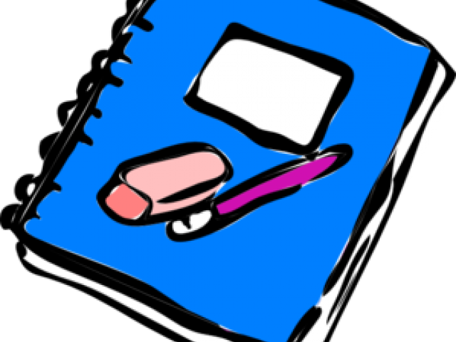 Writing Notebook Clipart - Png Download (640x480), Png Download
