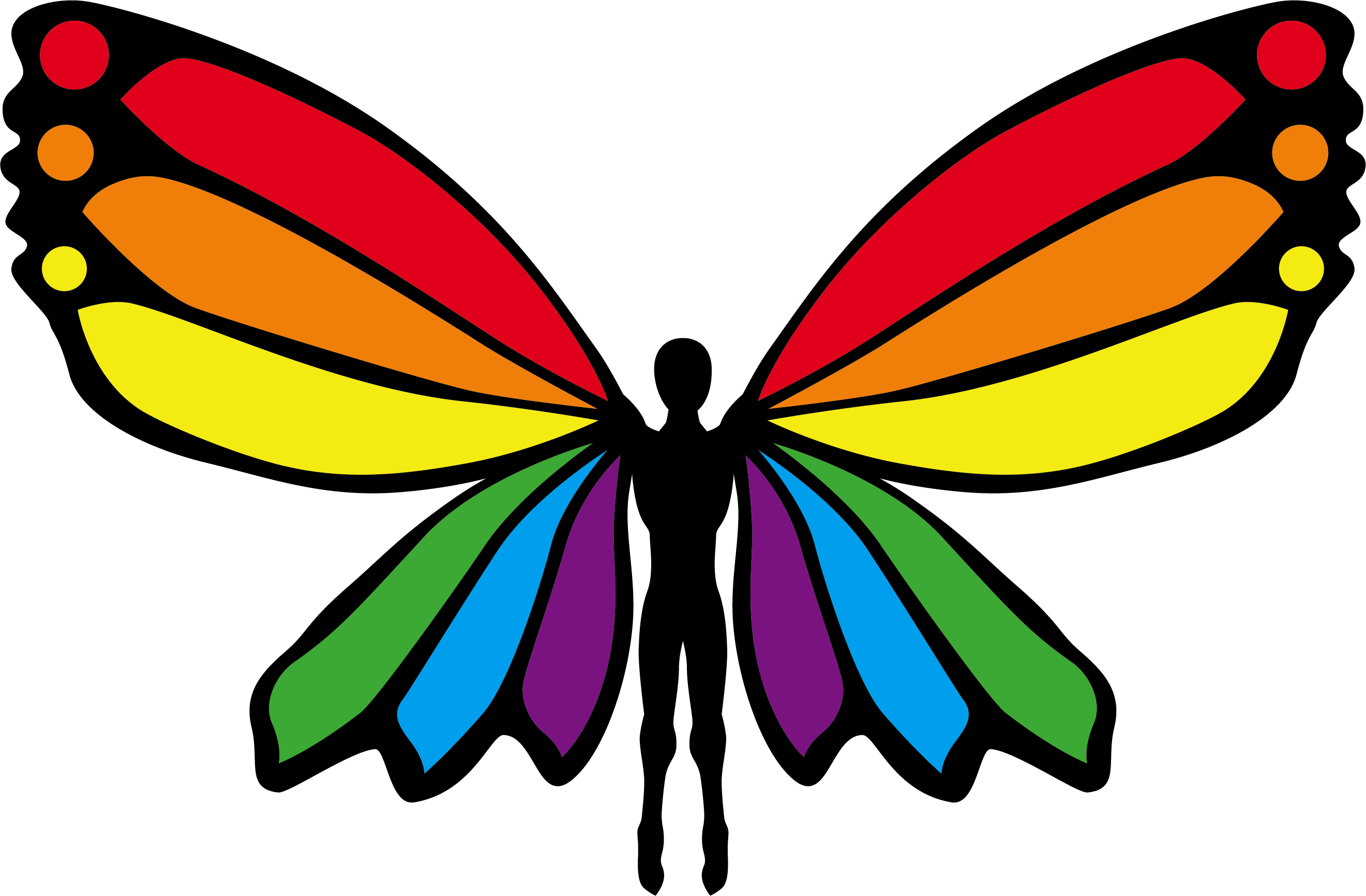 The Butterfly Effect - Hepatitis C Clipart (2641x1734), Png Download